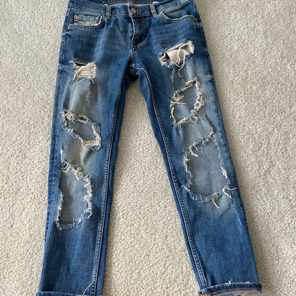 Jeans by Zara relaxed fit, mid rise